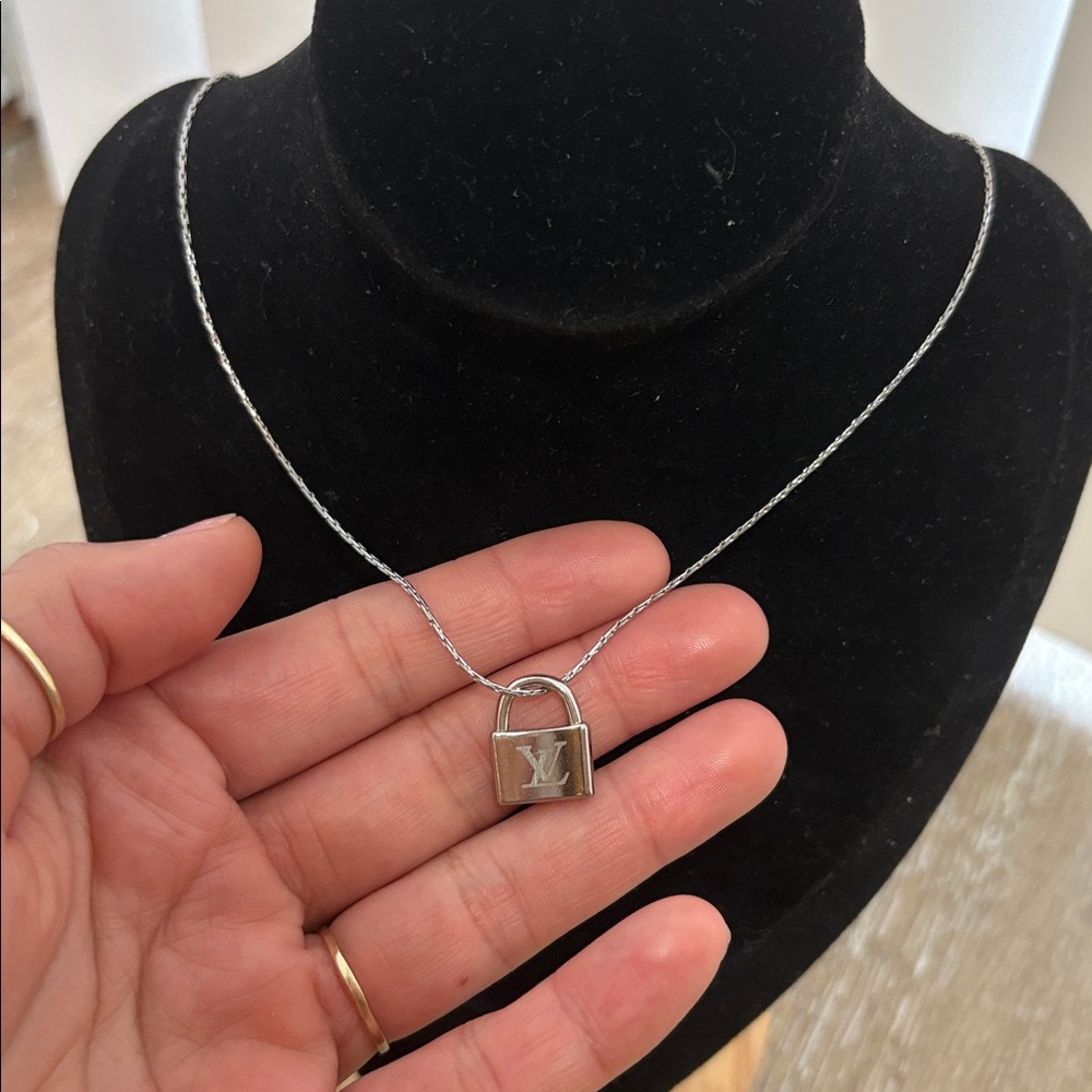 LV lock charm Necklace